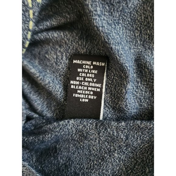 Knicker Bocker Men's Marled Navy Blue Banana Print Short Sleeve T-Shirt Small - Picture 4 of 7